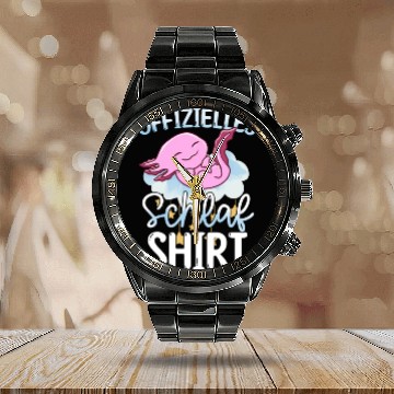 Discover Official Sleep Calendar Steel Band Watch Axolotl