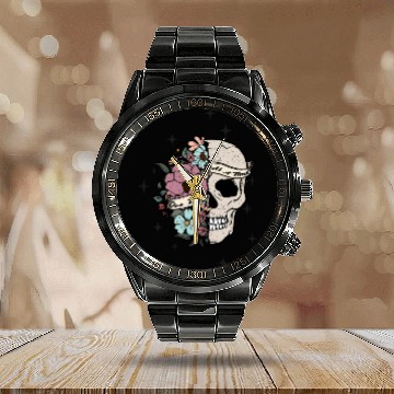 Discover Mental Health Anxiety Awareness Calendar Steel Band Watch