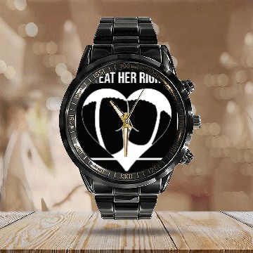 Discover treat her right Calendar Steel Band Watch