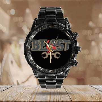 Discover GYM BEAST. Calendar Steel Band Watch