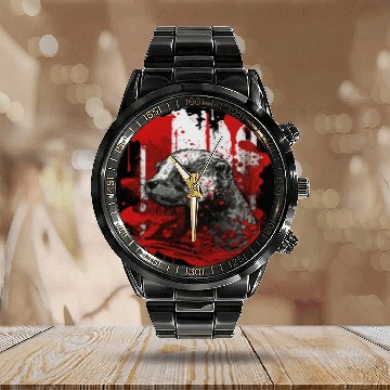Discover otter Calendar Steel Band Watch