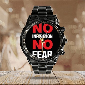 Discover Bold Fearless Calendar Steel Band Watch