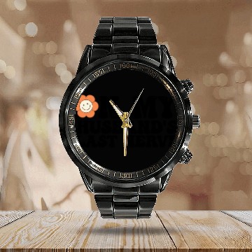 Discover On My Husbands Last Nerve Calendar Steel Band Watch