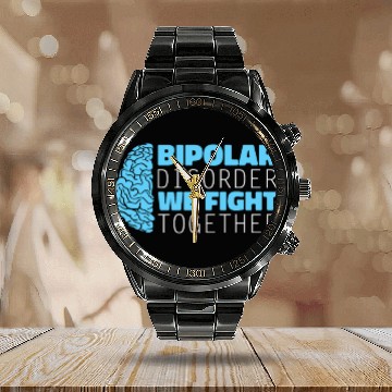 Discover Psychology Psychologist Brain Calendar Steel Band Watch