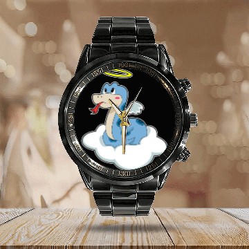 Discover Snake Cloud Angel Calendar Steel Band Watch