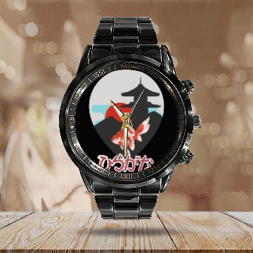 Discover Japan design Calendar Steel Band Watch