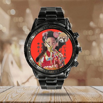Discover Japan Calendar Steel Band Watch