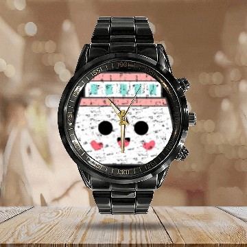 Discover Set Sail in Style with our Kawaii Cruise Ship Calendar Steel Band Watch