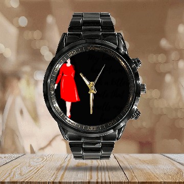 Discover The Allure of My Hot Girlfriend Calendar Steel Band Watch