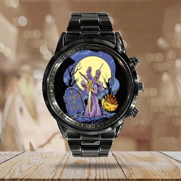 Discover Halloween Zombie Candy Trick Or Treat Calendar Steel Band Watch