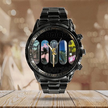Discover Ski Panels with Be Unique Be Yourself Motivation Calendar Steel Band Watch