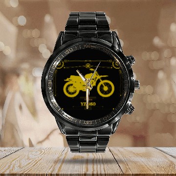 Discover YZ360 motocycle motocross Calendar Steel Band Watch
