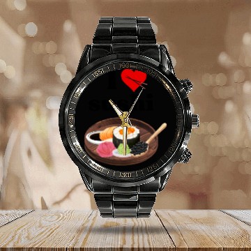 Discover I Love Sushi Gifts For Sushi Lovers Calendar Steel Band Watch