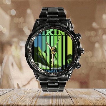 Discover Hiking the ultimate Leg Day Mountain lover Calendar Steel Band Watch