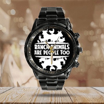 Discover Rodeo Cowboy Animals Ranch Cowboy Calendar Steel Band Watch