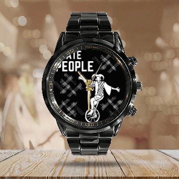 Discover I Hate People Calendar Steel Band Watch