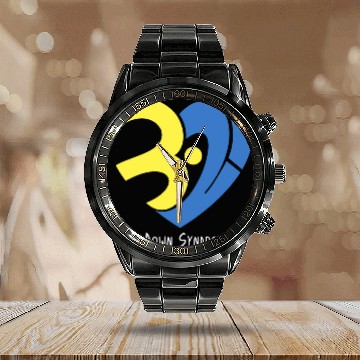 Discover Love World Down Syndrome Awareness Day Love 3 Calendar Steel Band Watch