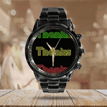 Discover Thanks Calendar Steel Band Watch very thank you thank you synonym