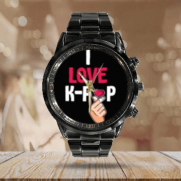 Discover K-Pop K-drama Korean Music KPop Kdrama Gift Calendar Steel Band Watch