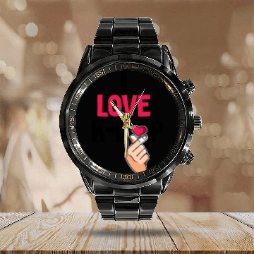 Discover K-Pop K-drama Korean Music KPop Kdrama Gift Calendar Steel Band Watch