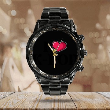 Discover K-Pop K-drama Korean Music KPop Kdrama Gift Calendar Steel Band Watch