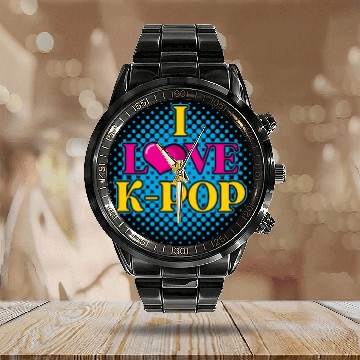 Discover K-Pop K-drama Korean Music KPop Kdrama Gift Calendar Steel Band Watch