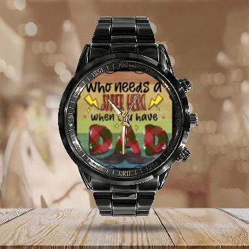 Discover Super Hero Calendar Steel Band Watch
