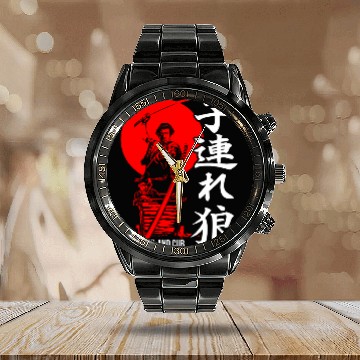 Discover Lonewolf and Cub Shogun Assassin Samurai Classic Calendar Steel Band Watch