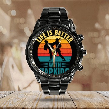 Discover Hapkido Mixed Martial Arts Korean Martial Artist Calendar Steel Band Watch