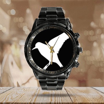 Discover Sandpiper I Aesthetic I Sandpiper Bird 1 Calendar Steel Band Watch