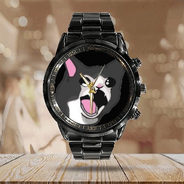 Discover Yamero Crying Screaming Cat Meme Cute Japanese Calendar Steel Band Watch