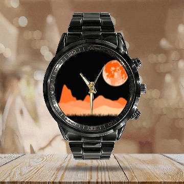 Discover Renaissance Of Earth Rebirth Of Our World Calendar Steel Band Watch