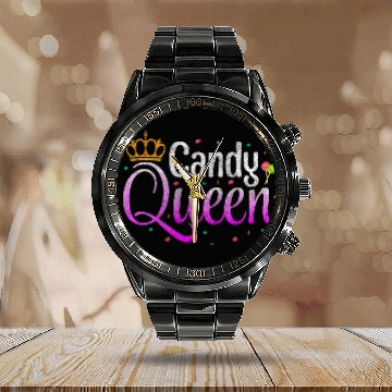 Discover Dessert Tasty Cookie Indulgence Calendar Steel Band Watch