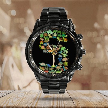 Discover 5th Birthday Sea Turtle Tortoise Theme 5 Year Old Calendar Steel Band Watch