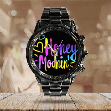 Discover Honeymoonin Calendar Steel Band Watch Newlywed Calendar Steel Band Watch Wifey Hubby