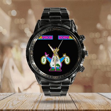 Discover Born Rich Winter Style Calendar Steel Band Watch