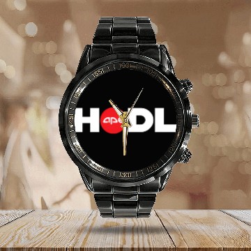 Discover Ape Hodl Apes Together Strong Short Squeeze Calendar Steel Band Watch