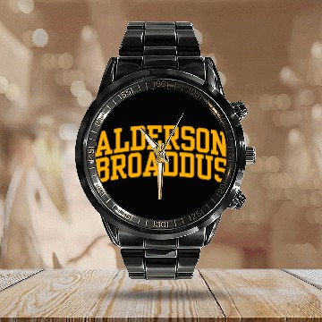 Discover Alderson Broaddus University Oc0236 Calendar Steel Band Watch