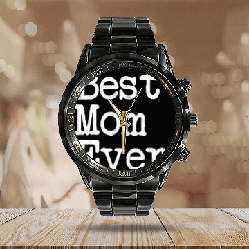 Discover Best Mom Ever Mother'S Day Calendar Steel Band Watch