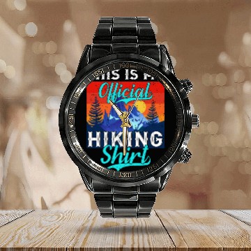 Discover Official Hike Calendar Steel Band Watch Wanderlust Mountain Love