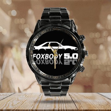 Discover Foxbody 5 0 Stang American Muscle Car Calendar Steel Band Watch