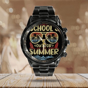 Discover Last Day Of School Schools Out For Summer Teacher Calendar Steel Band Watch