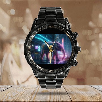 Discover Metallic Marvel Calendar Steel Band Watch