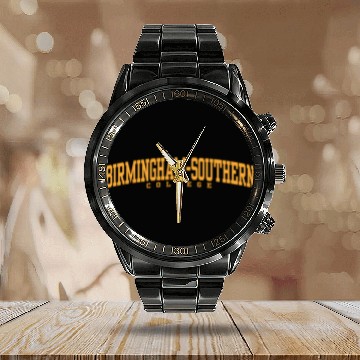 Discover Birmingham–Southern College Oc0218 Calendar Steel Band Watch