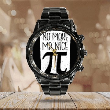 Discover No More Mre Pi Day Calendar Steel Band Watch