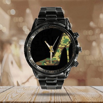 Discover Mom Faith Based Plus Size Novelty Christian Calendar Steel Band Watch