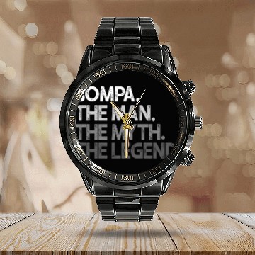 Discover Bompa The The Myth The Legend Calendar Steel Band Watch