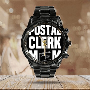 Discover Great Postal Clerk Mom Post Office Mother's Day Calendar Steel Band Watch