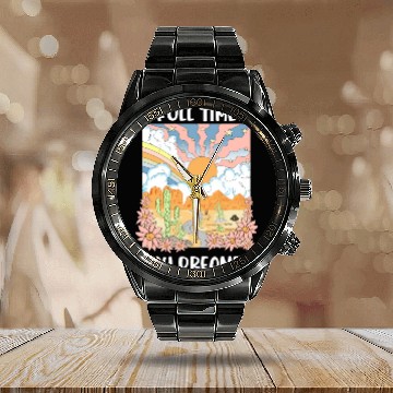 Discover Full Time Day Dreamer Calendar Steel Band Watch
