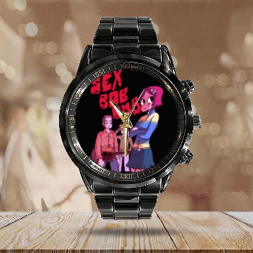 Discover Scott Pilgrim Vs The World Bob Omb Band Calendar Steel Band Watch